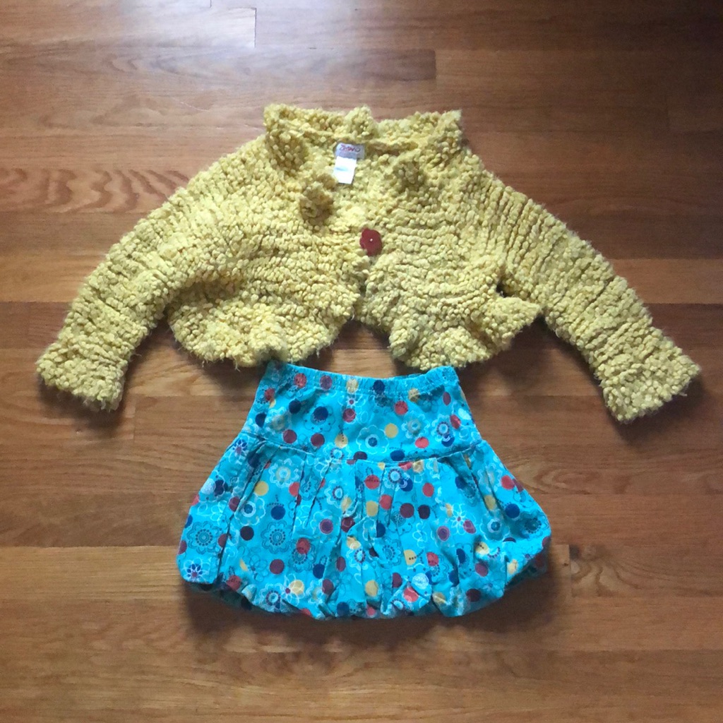 Girls Zutano 2 Piece Set